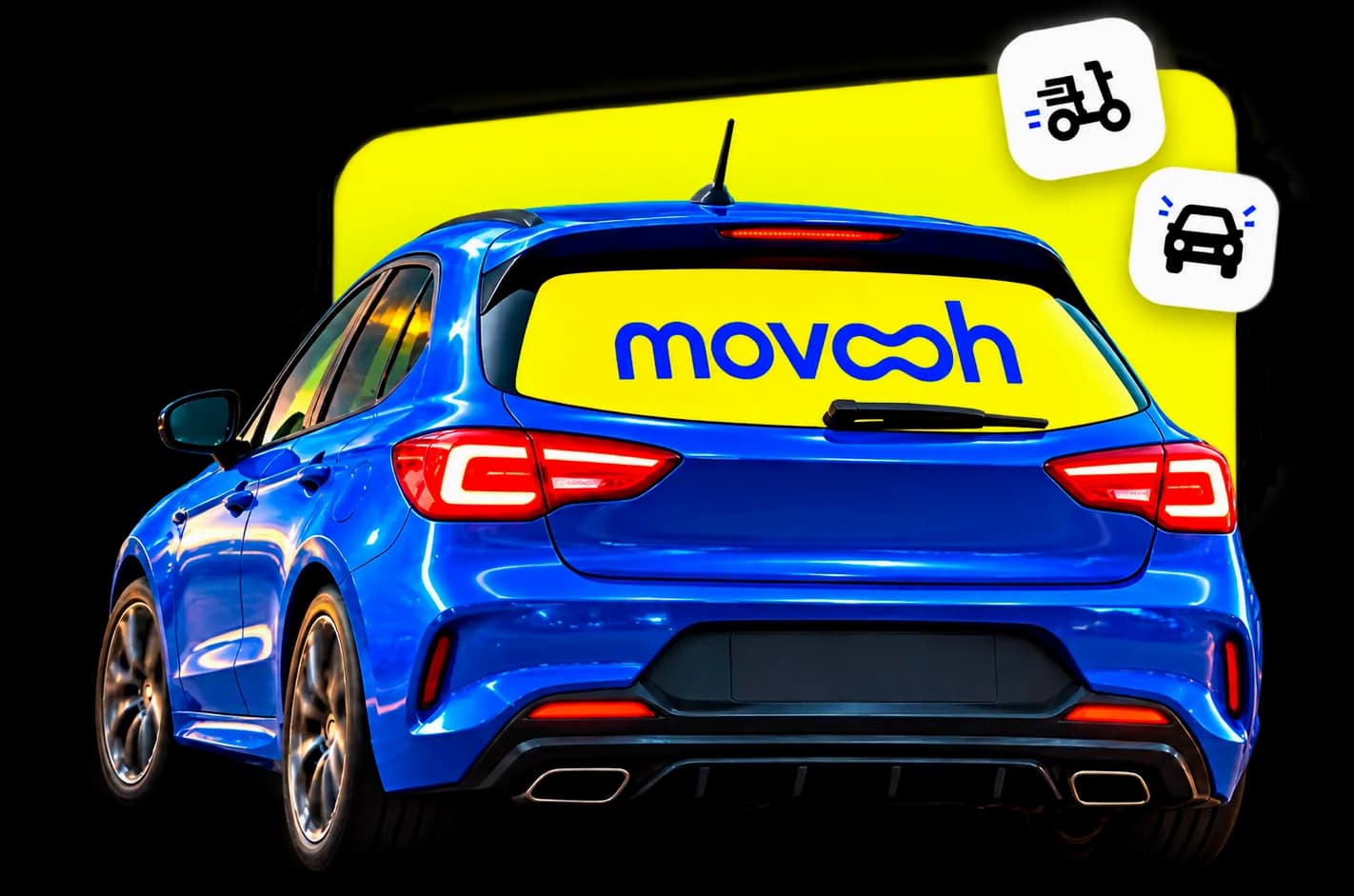 Carro envelopado com uma campanha publicitária